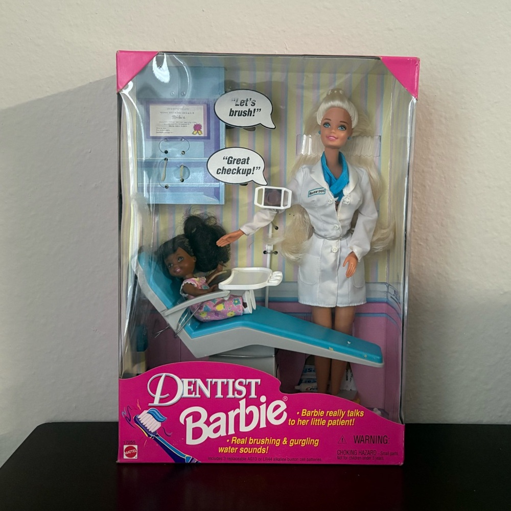 1997 Barbie At The Dentist w/Patient In Box